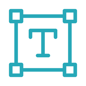 Symbol für die Moodle Aktivität Text und Medienfeld
