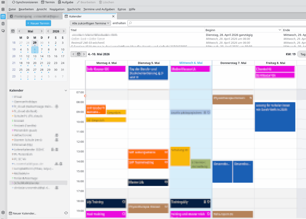 Thunderbird Kalender
